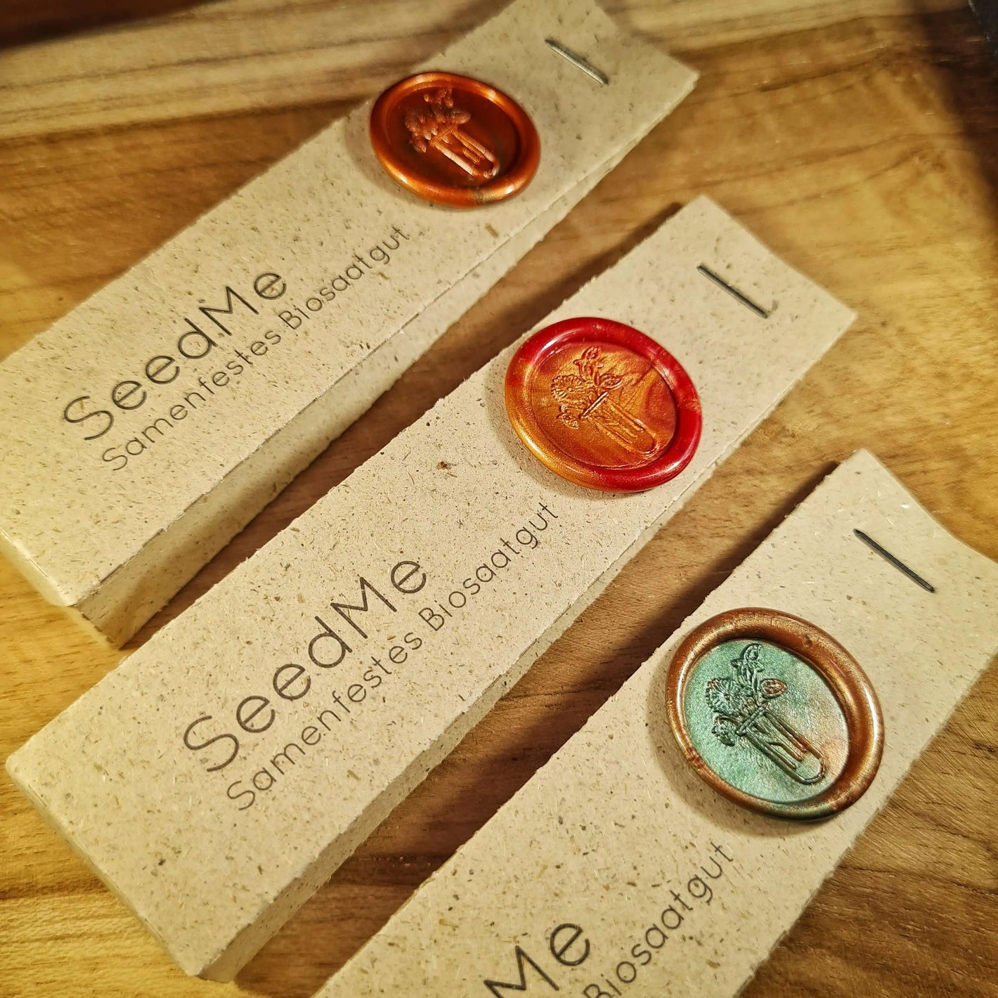 Saatgutverpackungen der Marke SeedMe
